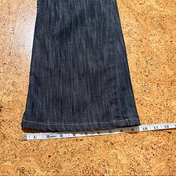 Ever Button Fly Bootcut Zip Chain Pocket Jeans Sz 26 - Picture 14 of 16